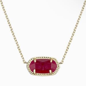 Kendra Scott Elisa Maroon Necklace